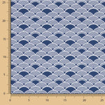 Blue Waves Bedrucktes Bettlaken - Ribes y Casals