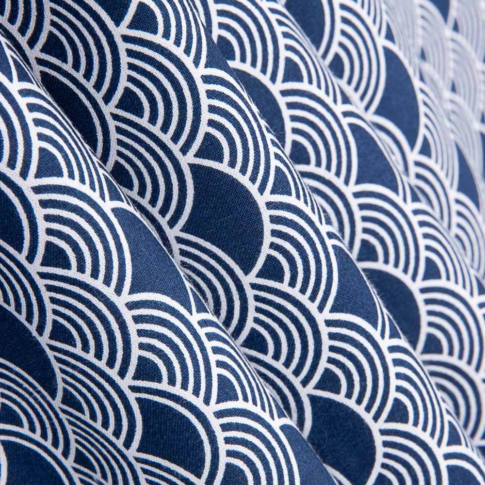 Blue Waves Bedrucktes Bettlaken - Ribes y Casals