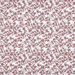 Maroon Tropical Print Bettlaken - Ribes y Casals