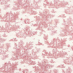 Toile de Jouy-Blatt Maroon - Ribes y Casals