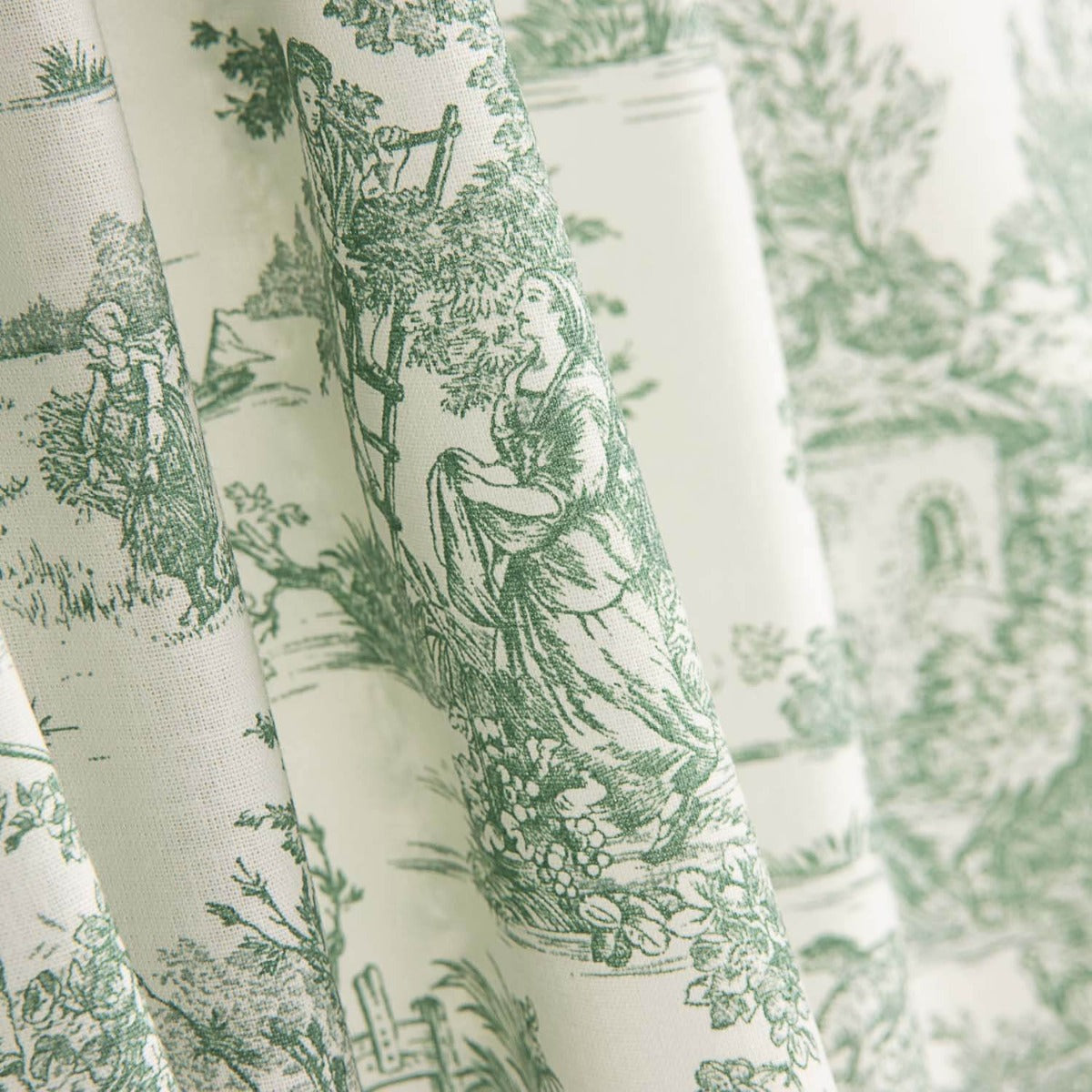 Toile de Jouy Blatt Grün - Ribes y Casals