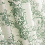 Toile de Jouy Blatt Grün - Ribes y Casals