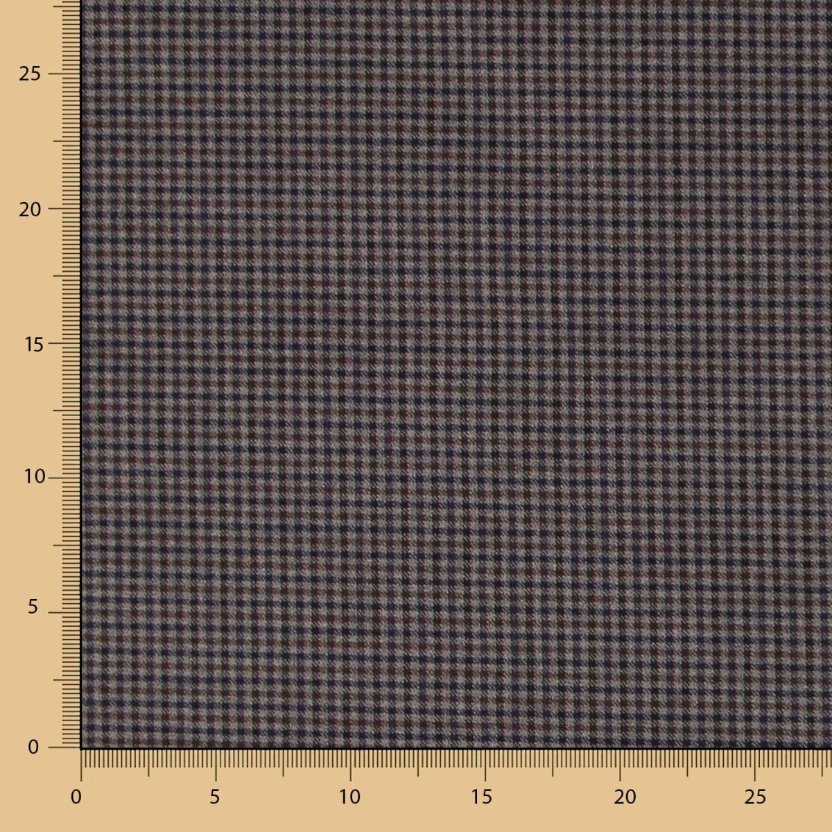Harris Twill Kariert Grau - Ribes y Casals