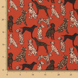 Baumwolle Twill Hunde Karamell - Ribes y Casals