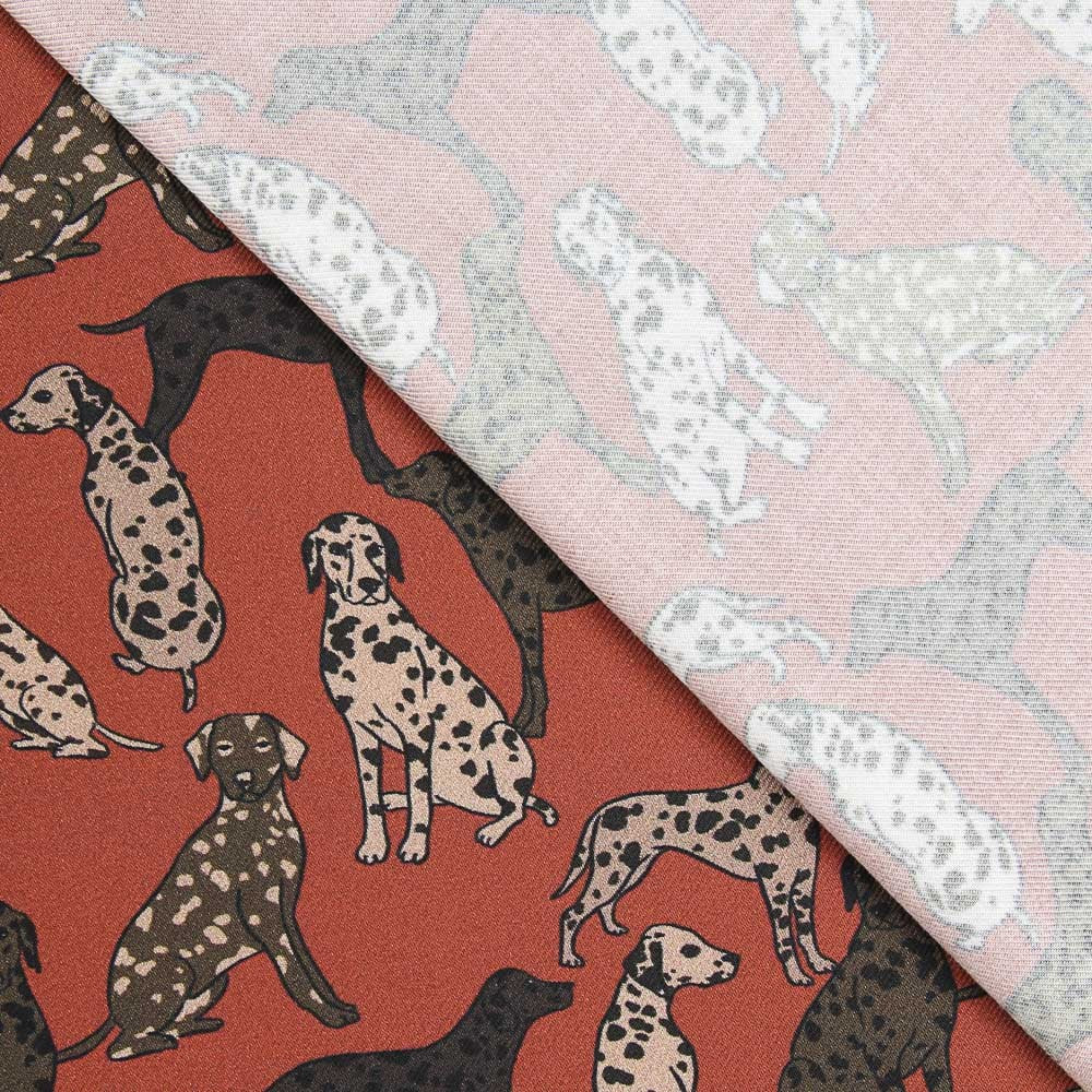 Baumwolle Twill Hunde Karamell - Ribes y Casals