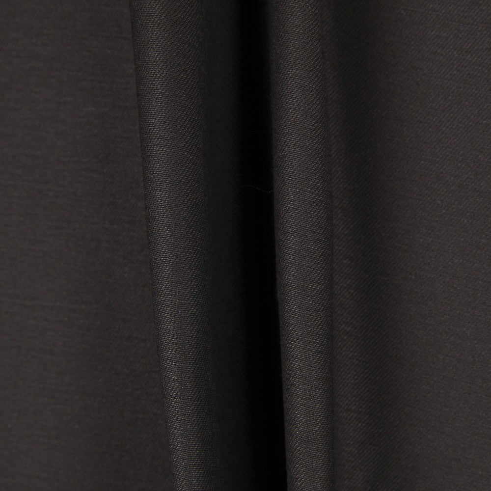 Twill Baumwolle Elasthan Schwarz - Ribes y Casals