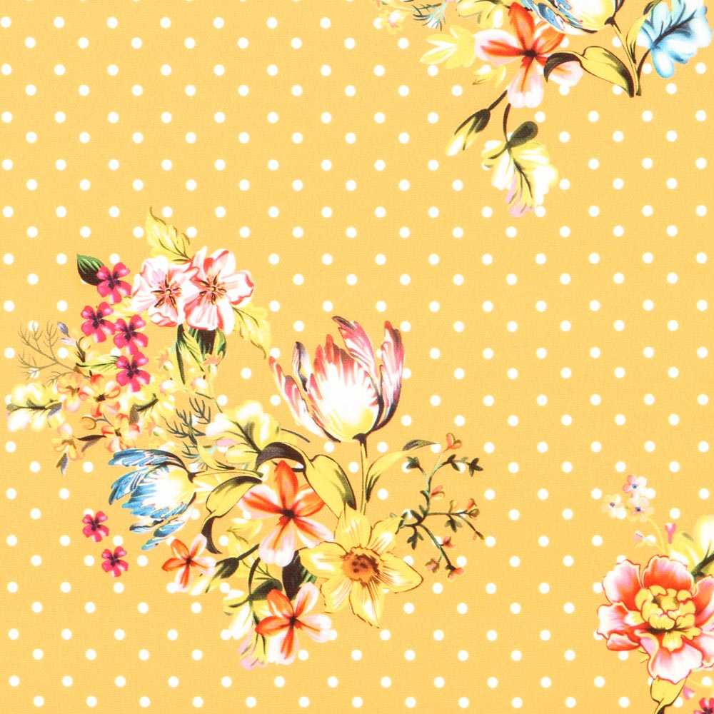 Twill Bielastic Floral Albero - Ribes y Casals