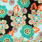 Twill Twill Floral Retro Wasser - Ribes y Casals