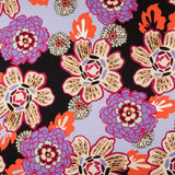 Twill Twill Floral Retro Flieder - Ribes y Casals