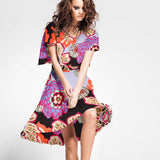Twill Twill Floral Retro Flieder - Ribes y Casals