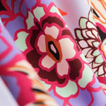 Twill Twill Floral Retro Flieder - Ribes y Casals