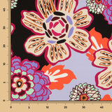 Twill Twill Floral Retro Flieder - Ribes y Casals