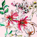 Hibiskus Rosa Twill Bielastic - Ribes y Casals