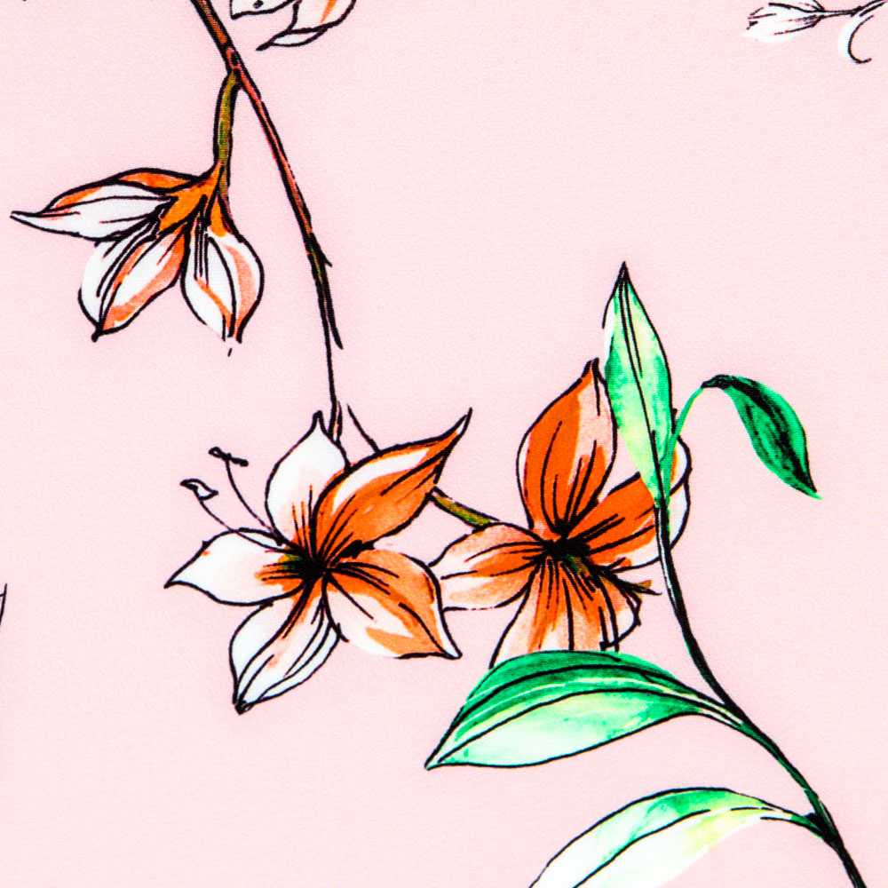 Hibiskus Rosa Twill Bielastic - Ribes y Casals