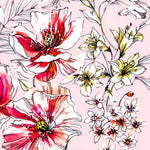 Hibiskus Rosa Twill Bielastic - Ribes y Casals