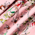 Hibiskus Rosa Twill Bielastic - Ribes y Casals