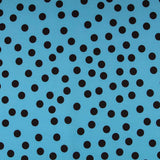 Twill Bielastic Aquamarin gepunktet - Ribes y Casals