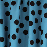 Twill Bielastic Aquamarin gepunktet - Ribes y Casals