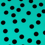 Twill Bielastic Grün Polka Dot - Ribes y Casals