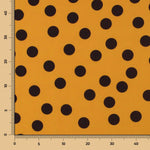 Twill Bielastic Golden Polka Dots 25mm - Ribes y Casals