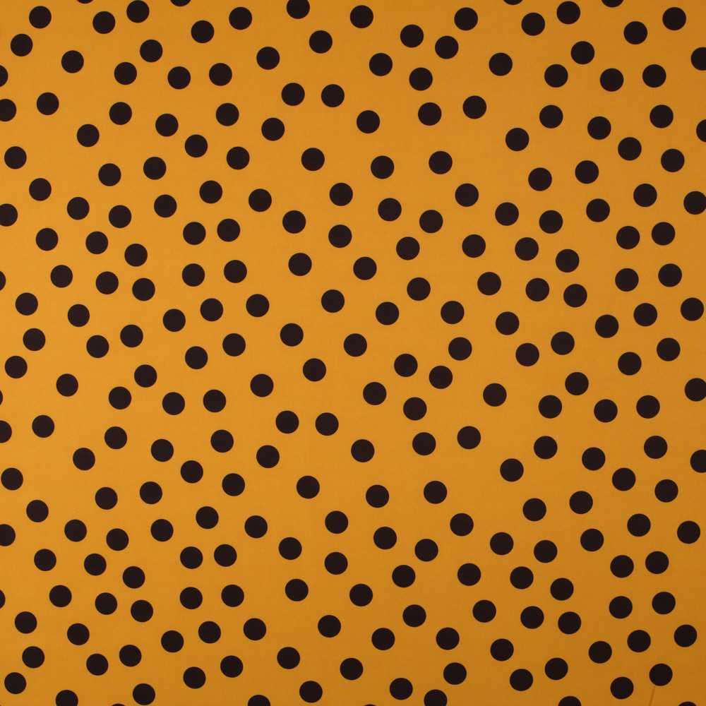 Twill Bielastic Golden Polka Dots 25mm - Ribes y Casals