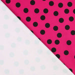 Fuchsia Polka Dots Fielastic Twill 25mm - Ribes y Casals