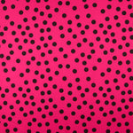 Fuchsia Polka Dots Fielastic Twill 25mm - Ribes y Casals