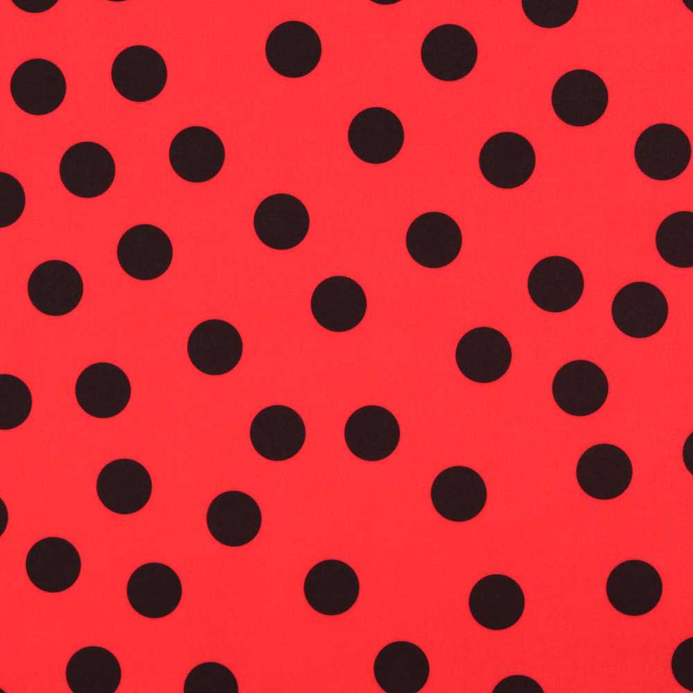 Twill Bielastic Polka Dots Rot 25mm - Ribes y Casals
