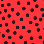 Twill Bielastic Polka Dots Rot 25mm - Ribes y Casals