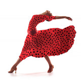 Twill Bielastic Polka Dots Rot 25mm - Ribes y Casals