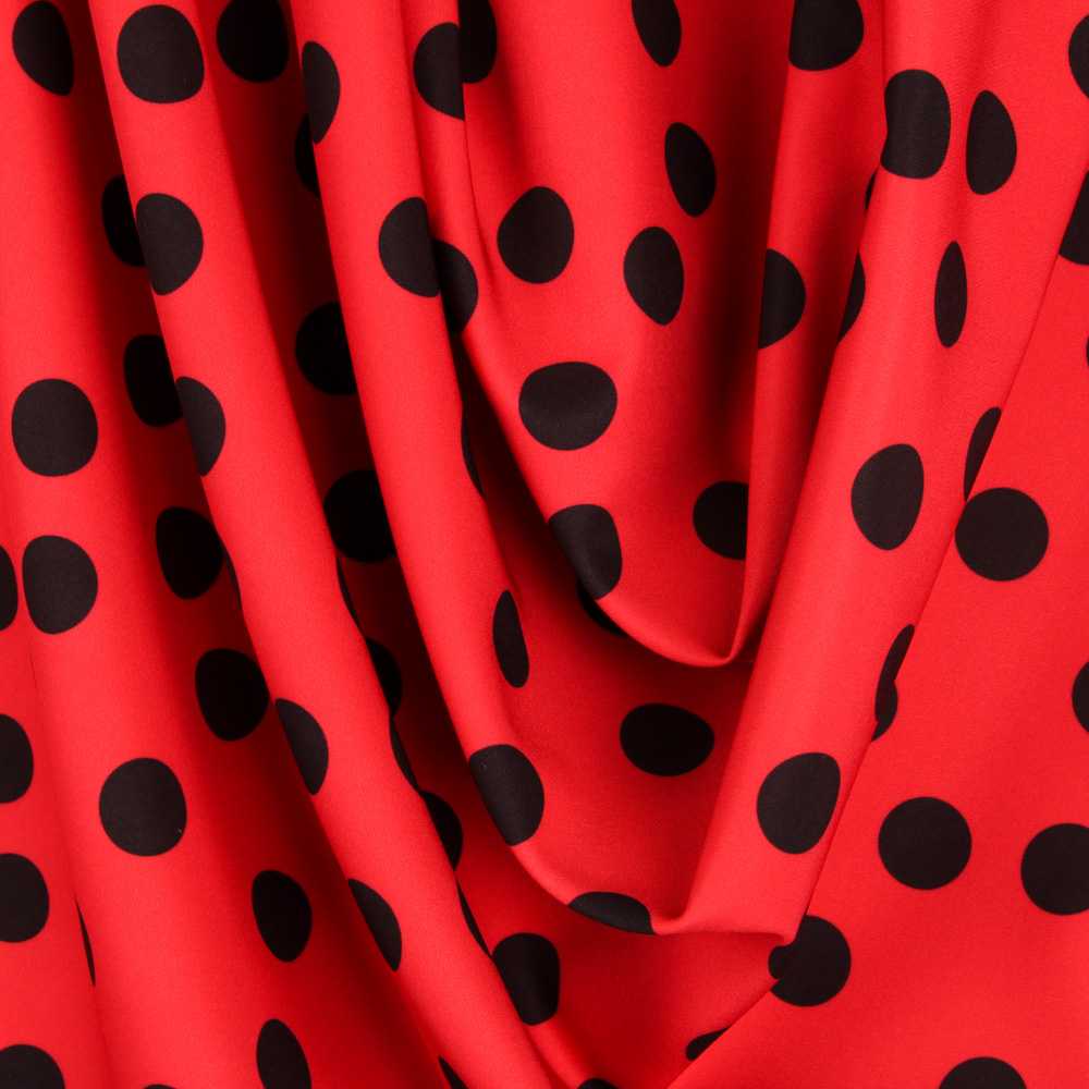 Twill Bielastic Polka Dots Rot 25mm - Ribes y Casals