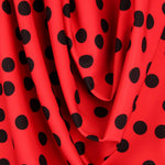 Twill Bielastic Polka Dots Rot 25mm - Ribes y Casals