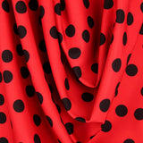 Twill Bielastic Polka Dots Rot 25mm - Ribes y Casals