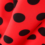 Twill Bielastic Polka Dots Rot 25mm - Ribes y Casals