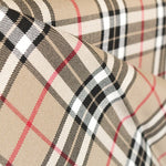 Beige karierter Twill - Ribes y Casals