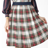 Twill Plaid Weiß Weiß Rot Groß - Ribes y Casals