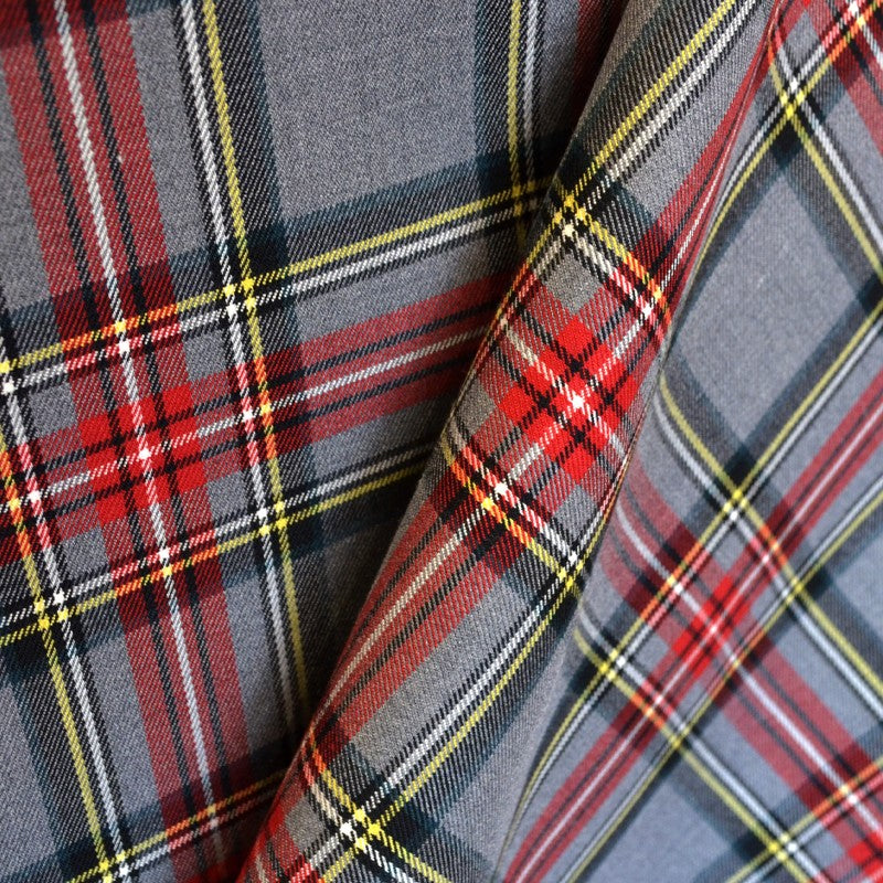 Grau karierter Twill - Ribes y Casals
