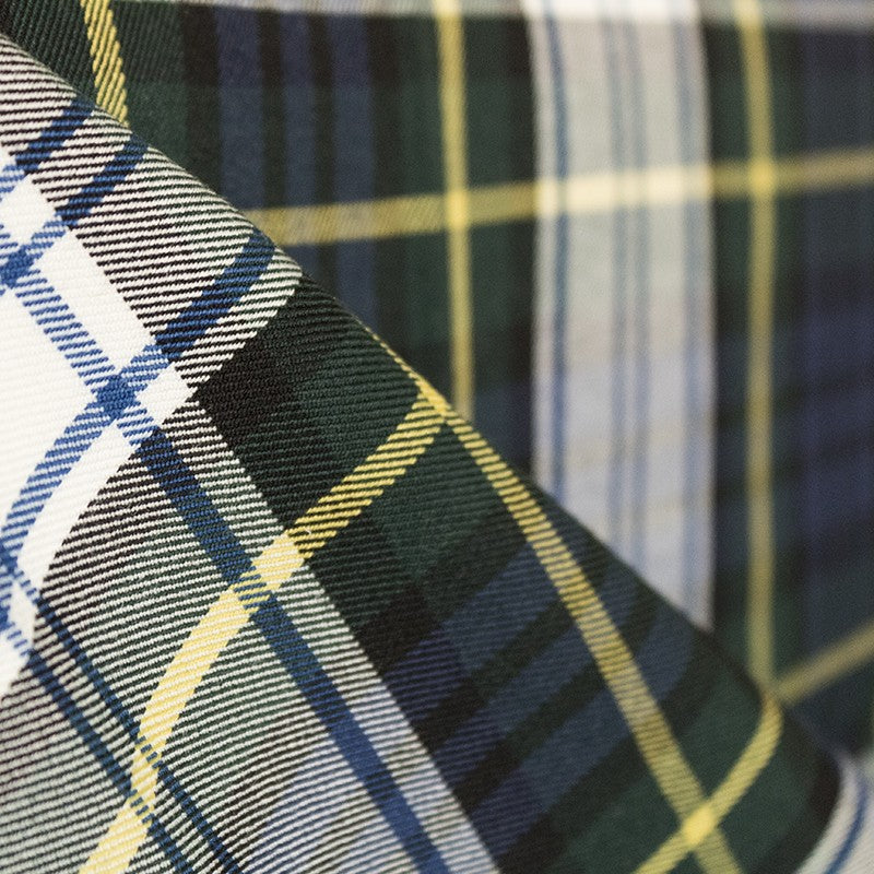 Twill Plaid Grün Blau - Ribes y Casals