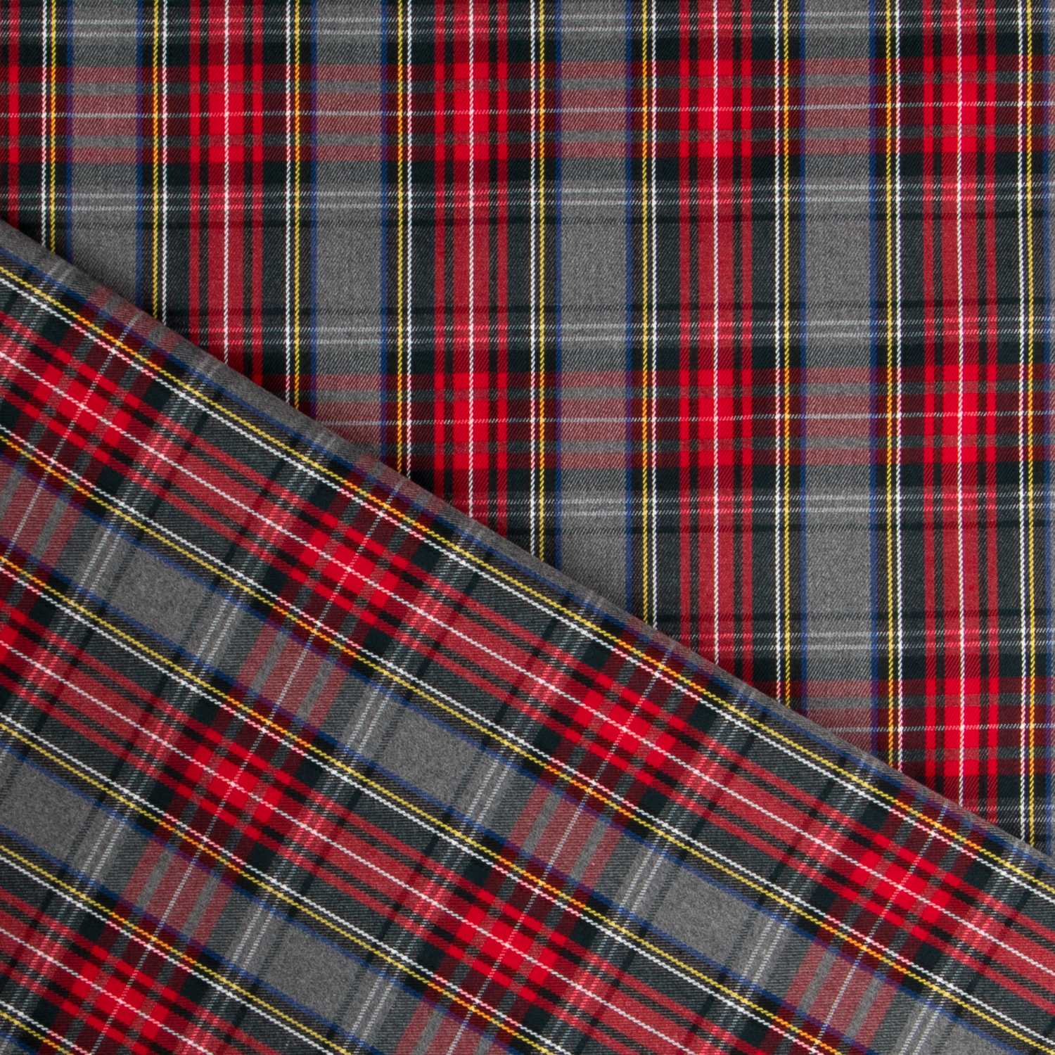 Holzfäller Grau karierter Twill - Ribes y Casals