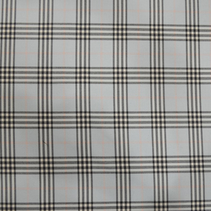 Hellblau karierter Twill - Ribes y Casals