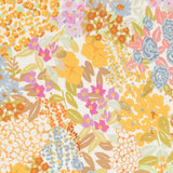 Twill Spandex Flieder Blumen - Ribes y Casals