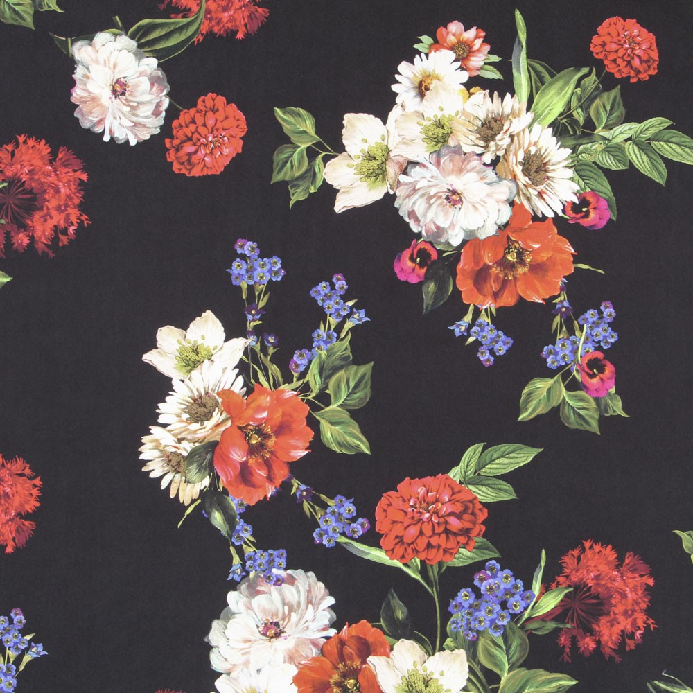 Schwarzer Corsage Stretch Twill - Ribes y Casals