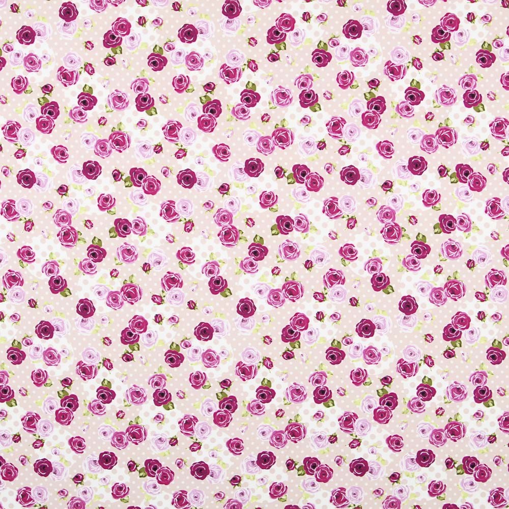Flamenco Patchwork Elastischer Köper Nackt - Ribes y Casals