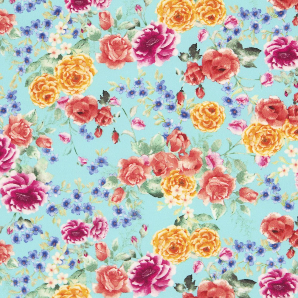 Flamenco Elastic Twill Water Bouquet - Ribes y Casals