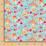 Flamenco Elastic Twill Water Bouquet - Ribes y Casals