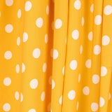 Gelber gepunkteter Stretch-Twill - Ribes y Casals