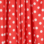 Twill Stretch Twill Koralle Polka Dot - Ribes y Casals