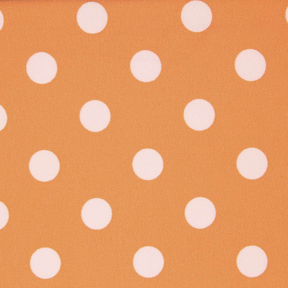 Twill Elastic Twill Tangerine Dot - Ribes y Casals