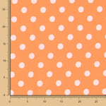 Twill Elastic Twill Tangerine Dot - Ribes y Casals