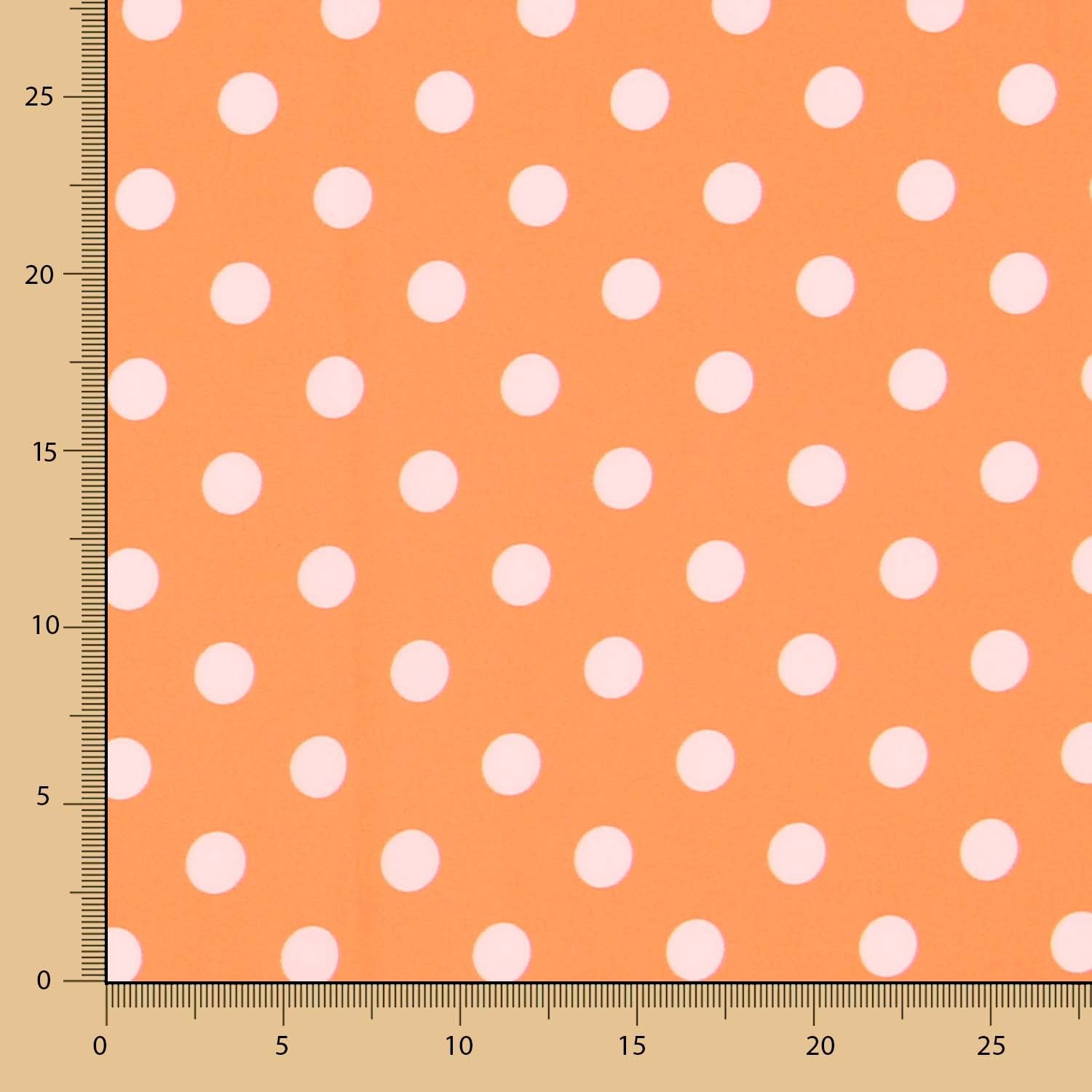 Twill Elastic Twill Tangerine Dot - Ribes y Casals